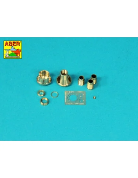 Late muzzle brake to barrels in Pz.IVH Stug.IIIG or PaK 40, 1/16 - ...