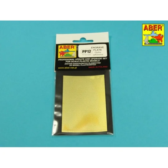 Engrave plate - Aber Models PP12