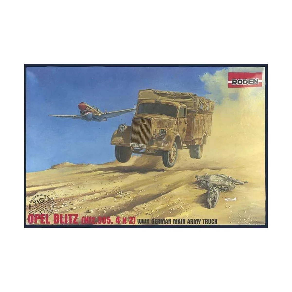 Opel Blitz (Kfz.305, 4x2), 1/72 - Roden 710 Opel Blitz (Kfz.305, 4x2), 1/72 - Roden 710