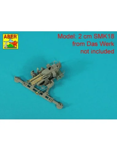 2cm 8 barrels to SMK 18 typ 2 Salvehmaschinenkanone, 1/35 - Aber Mo...