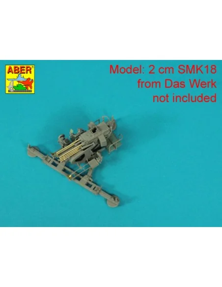 2cm 8 barrels to SMK 18 typ 2 Salvehmaschinenkanone, 1/35 - Aber Mo...