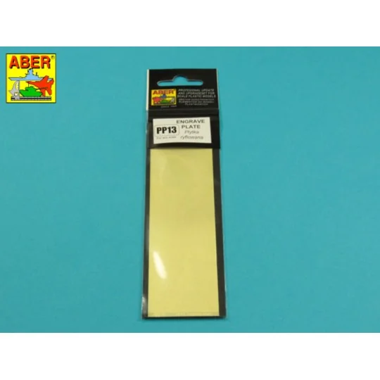 Engrave plate - Aber Models PP13