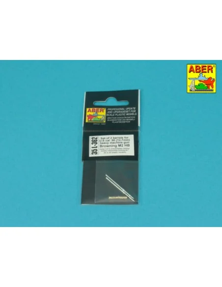 Set of 2 barrels for U.S cal .50 Browning M2 HB, 1/35 - Aber Models...