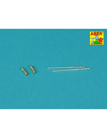 Set of 2 barrels for U.S cal .50 Browning M2 HB, 1/35 - Aber Models...