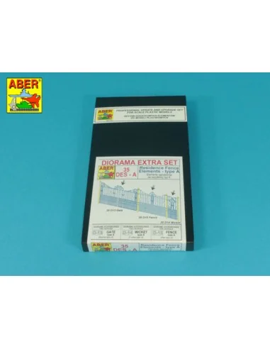 Residence Fence Elements - type A, 1/35 - Aber Models 35 DES-A