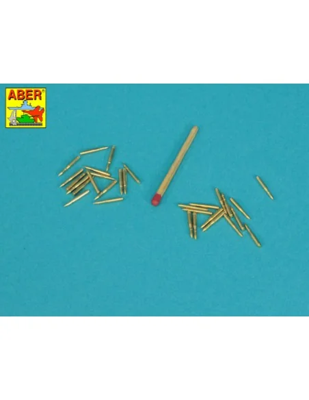 2-cm ammo x 30 pcs. for German Guns: Flak30/38 & KwK 30/38, 1/16 - ...