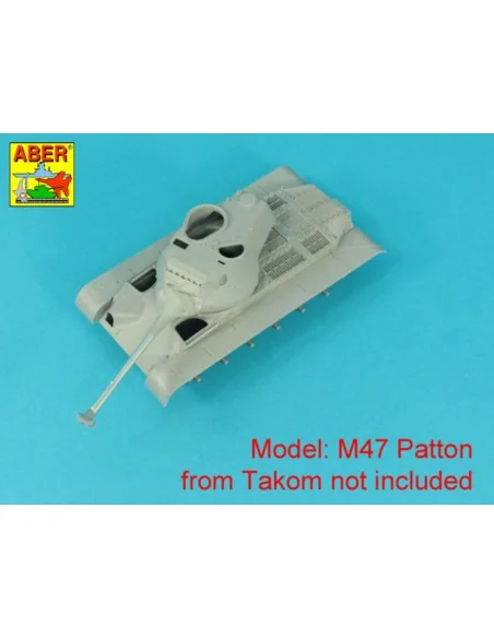 90 mm M-36 tank barrel T-shaped Muzzle Brake with mantlet cover for...