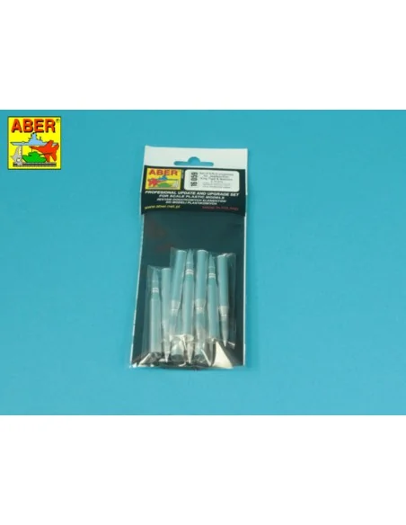 Set of 8, 8cm projectiles for Jagdpanther, King Tiger & Nashorn, 1/...