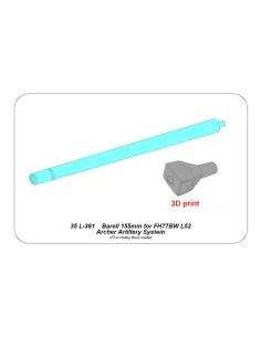 Barell 155mm for FH77BW L52 Archer Artillery System, 1/35 - Aber Mo...