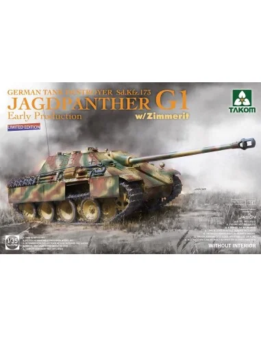 German Tank Destroyer Sd.Kfz.173 Jagdpanther G1 Early Production w/...