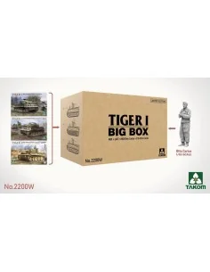 Tiger I Big Box Mid+Late+Mid/Otto Carius + 1/16 Otto Carius (Limite...