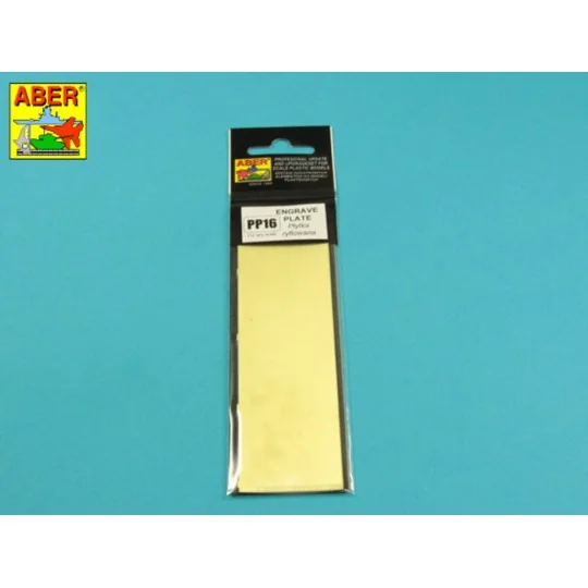 Engrave plate - Aber Models PP16