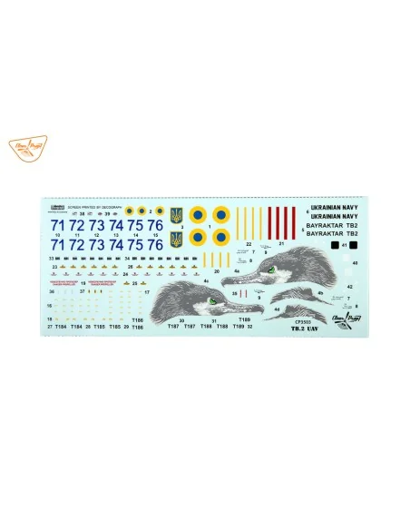 TB.2 UAV UKRAINIAN NAVY, 1/35 - Clear Prop Models CP3503