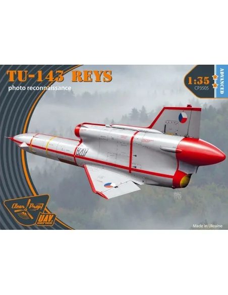 Tu-143 Reys photo reconnaissance, 1/35 - Clear Prop Models CP3505