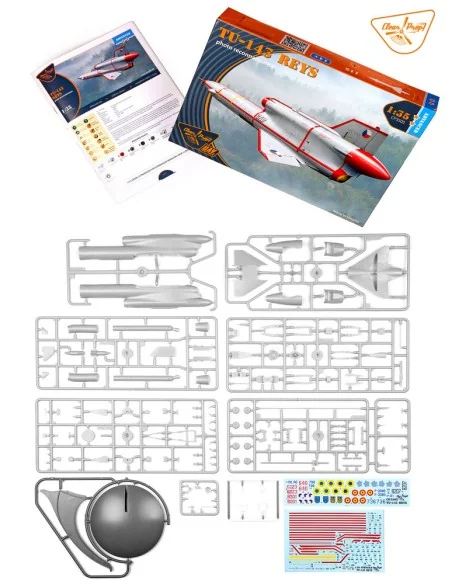 Tu-143 Reys photo reconnaissance, 1/35 - Clear Prop Models CP3505