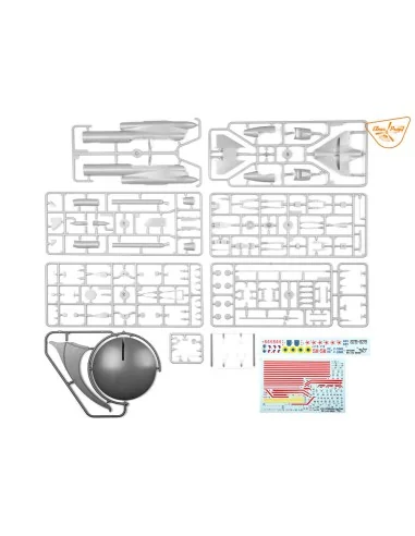 Tu-143 Reys television reconnaissance, 1/35 - Clear Prop Models CP3506