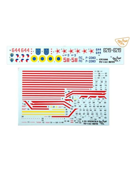 Tu-143 Reys television reconnaissance, 1/35 - Clear Prop Models CP3506