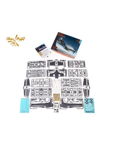 XA2D-1 Skyshark, 1/48 - Clear Prop Models CP4802