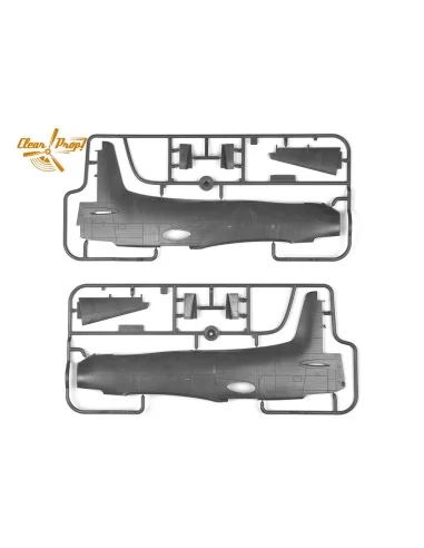 [NO_DESC] XA2D-1 Skyshark, 1/48 - Clear Prop Models CP4802