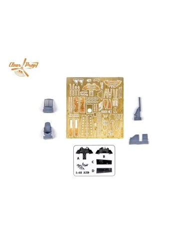 XA2D-1 Skyshark, 1/48 - Clear Prop Models CP4802