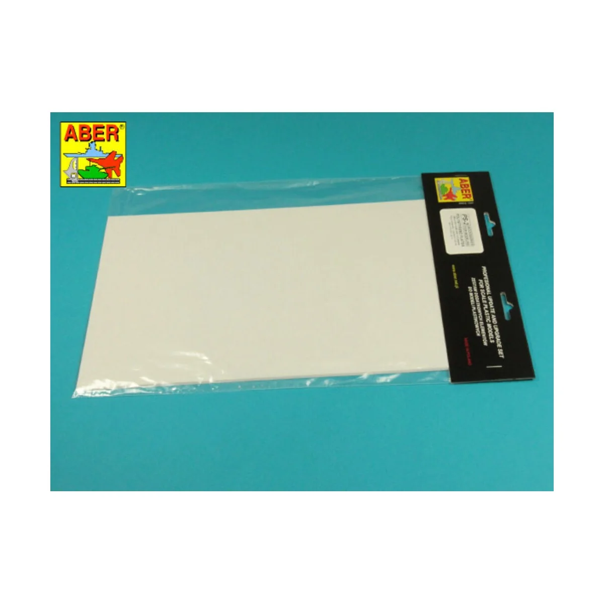Polystyrene plates 195 x 315 x 0,50 mm x 4 pcs. - Aber Models PS-2