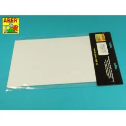 Polystyrene plates 195 x 315 x 0,75 mm x 3 pcs. - Aber Models PS-3