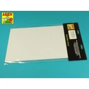Polystyrene plates 195 x 315 x 0, 75 mm x 3 pcs. - Aber Models PS-3