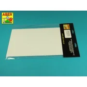 Polystyrene plates 195 x 315 x 1,00 mm x 2 pcs. - Aber Models PS-4