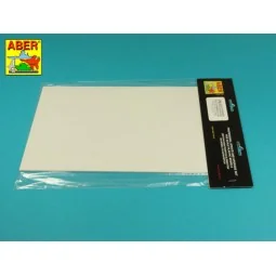 Polystyrene plates 195 x 315 x 1,50 mm x 2 pcs. - Aber Models PS-5