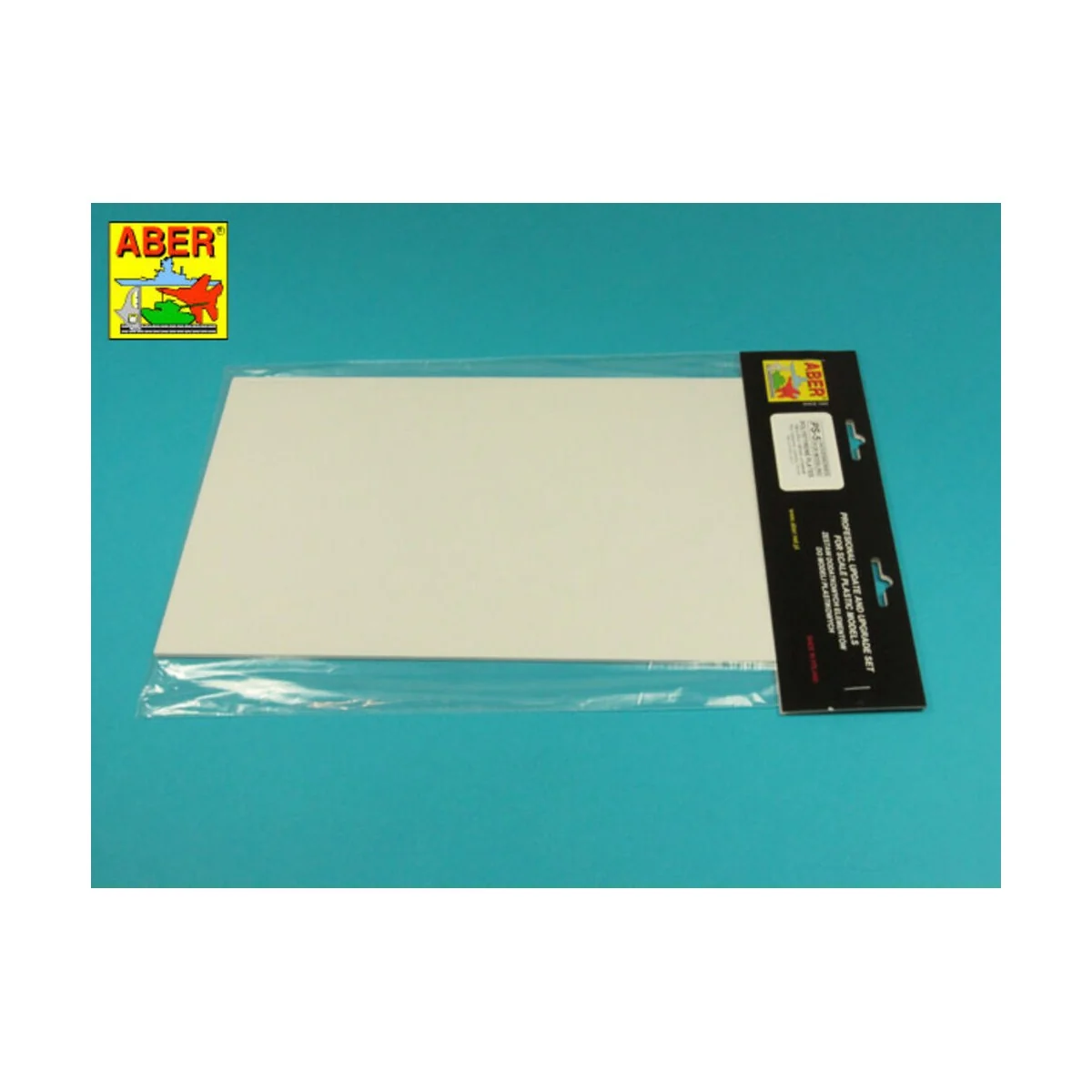 Polystyrene plates 195 x 315 x 1, 50 mm x 2 pcs. - Aber Models PS-5