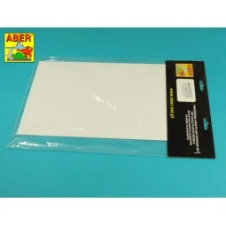 Polystyrene plates 195 x 315 x 2,00 mm x 1 pcs. - Aber Models PS-6