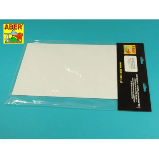 Polystyrene plates 195 x 315 x 2, 00 mm x 1 pcs. - Aber Models PS-6