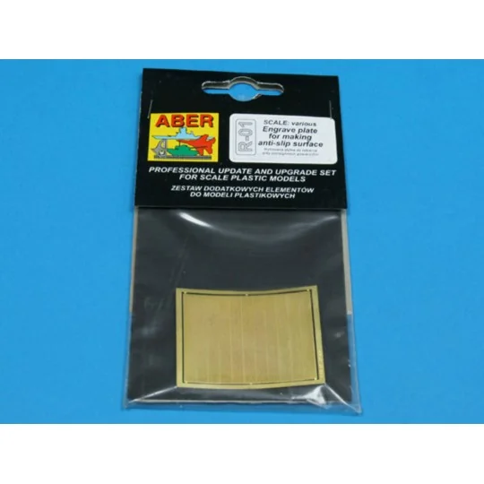 Engrave plate for planes like Junkers or P-11 - Aber Models R-01