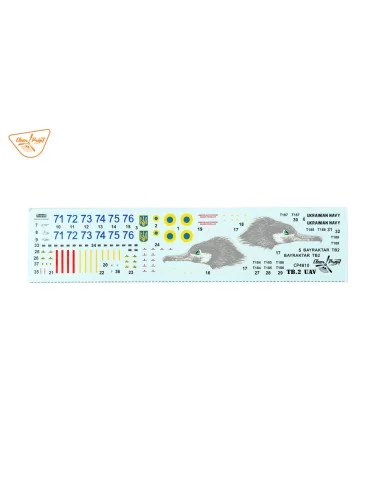 [NO_DESC] TB.2 UAV UKRAINIAN NAVY, 1/48 - Clear Prop Models CP4810