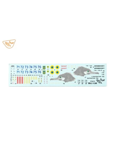 [NO_DESC] TB.2 UAV UKRAINIAN NAVY, 1/48 - Clear Prop Models CP4810