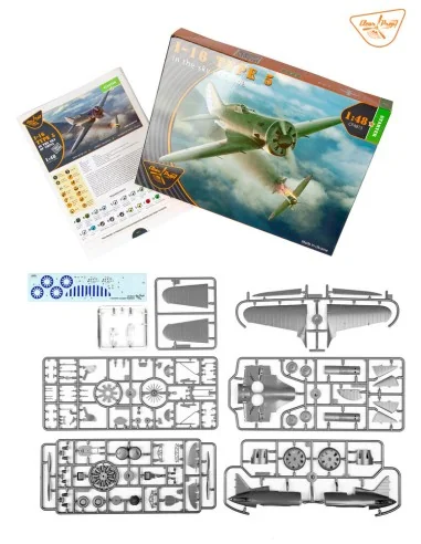 I-16 type 5 (in the sky of China), 1/48 - Clear Prop Models CP4813