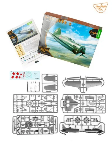 I-16 type 5 (early version), 1/48 - Clear Prop Models CP4814