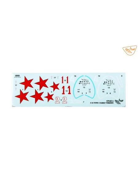 I-16 type 5 (early version), 1/48 - Clear Prop Models CP4814