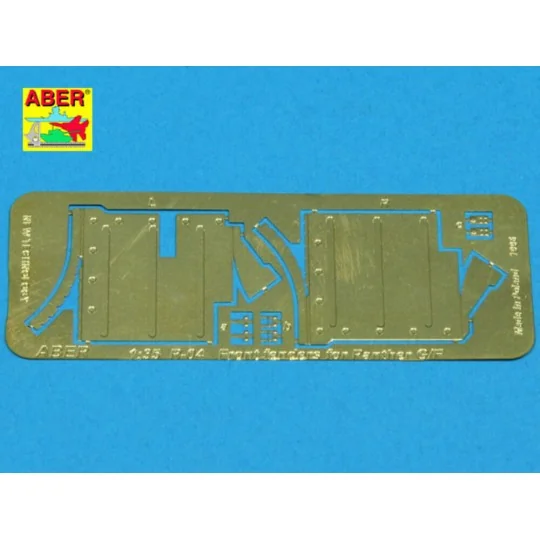 Front fenders for Panther G, Jagdpanther - Aber Models R-04