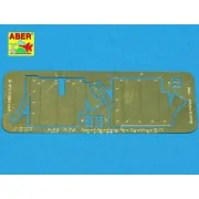 Front fenders for Panther G, Jagdpanther - Aber Models R-04