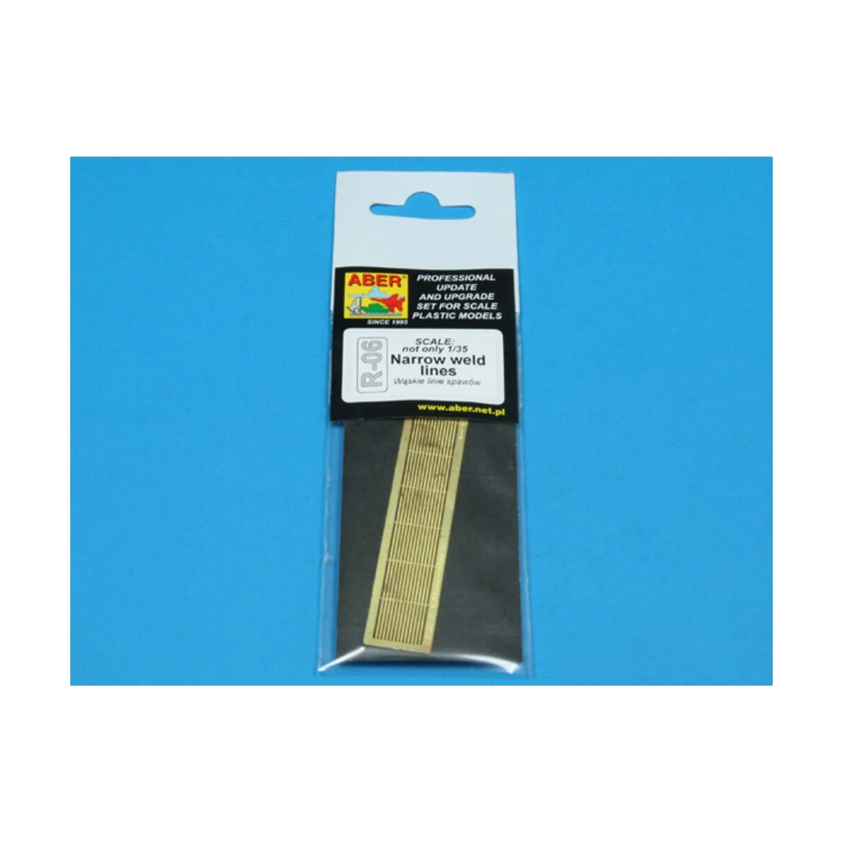 Narrow weld lines - Aber Models R-06 Narrow weld lines - Aber Models R-06