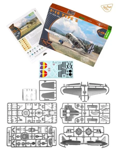 I-16 type 5 (in the sky of Spain early version), 1/48 - Clear Prop ...