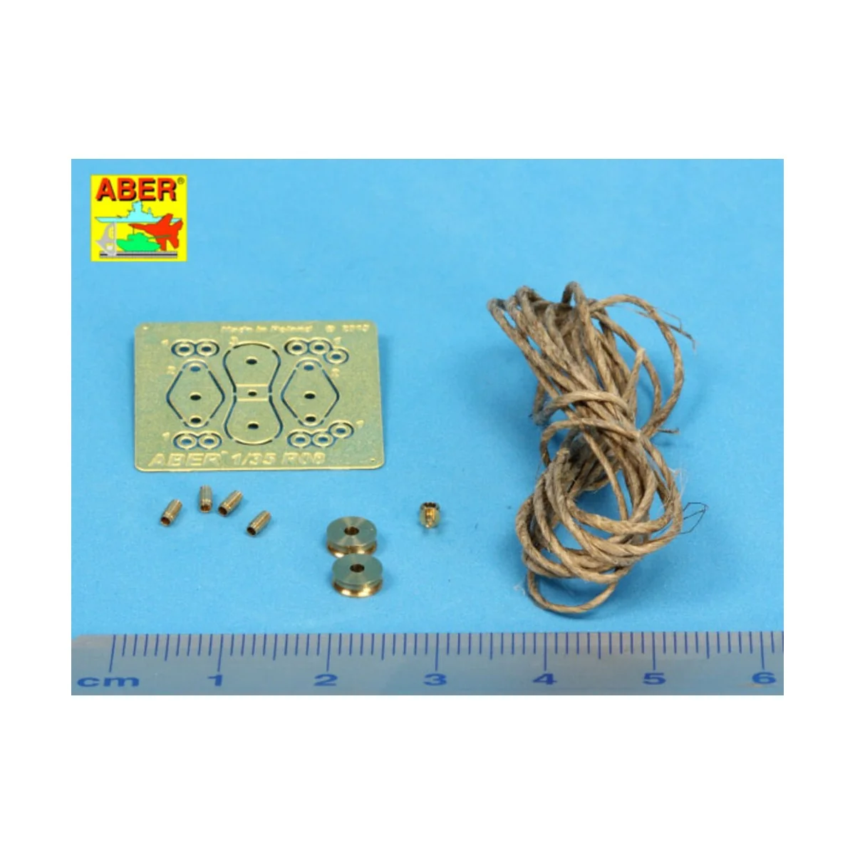 All – purpose single Pulley x 2pcs - Aber Models R-08N All – purpose single Pulley x 2pcs - Aber Models R-08N