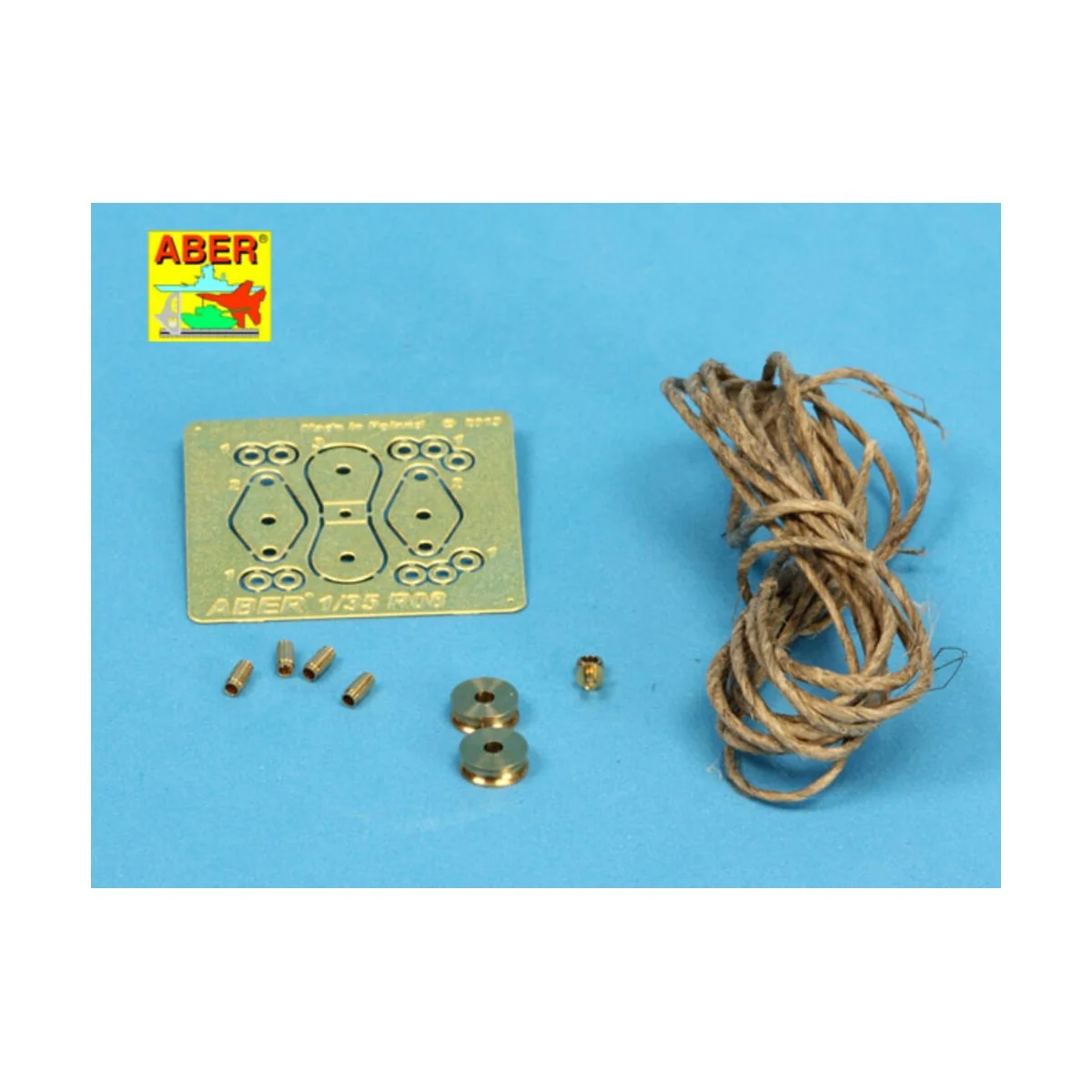 All – purpose single Pulley x 2pcs - Aber Models R-08N
