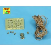 All – purpose single Pulley x 2pcs - Aber Models R-08N