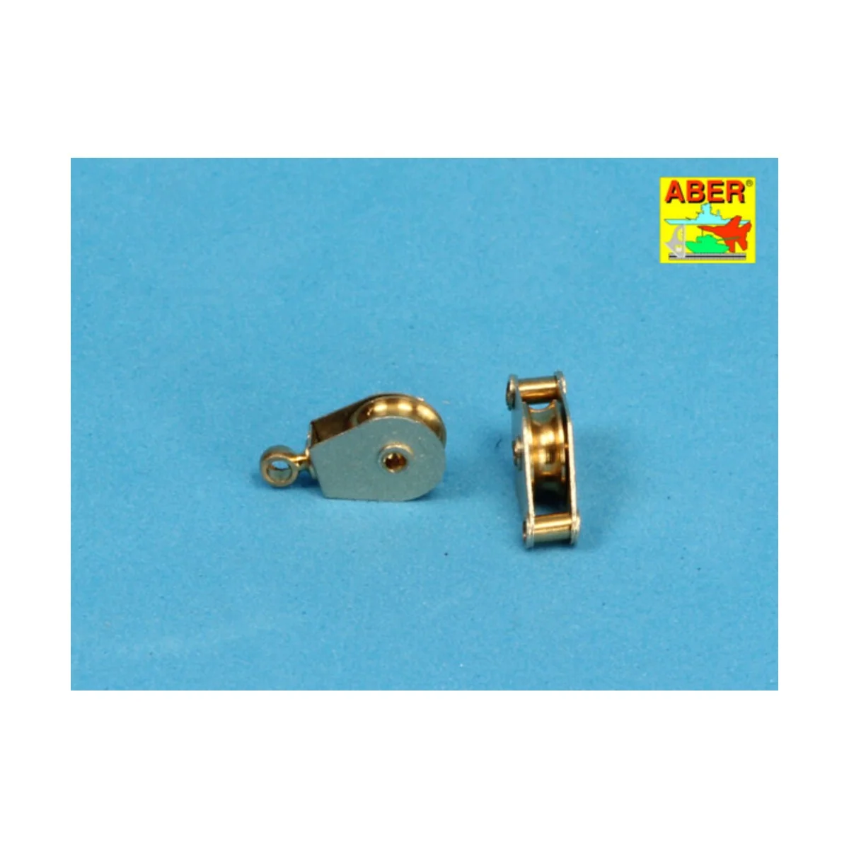 All – purpose single Pulley x 2pcs - Aber Models R-08N All – purpose single Pulley x 2pcs - Aber Models R-08N