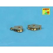 All – purpose single Pulley x 2pcs - Aber Models R-08N All – purpose single Pulley x 2pcs - Aber Models R-08N