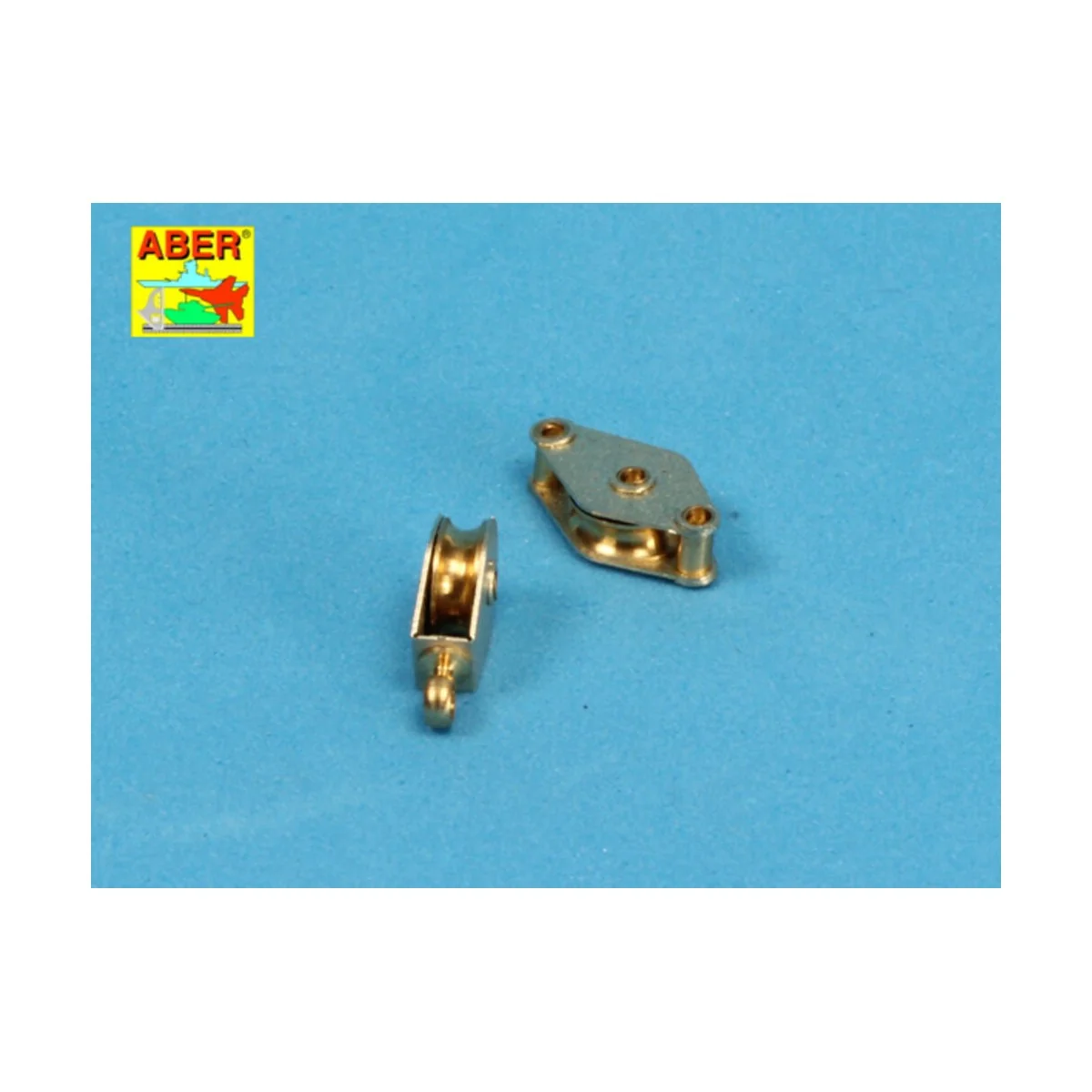 All – purpose single Pulley x 2pcs - Aber Models R-08N All – purpose single Pulley x 2pcs - Aber Models R-08N