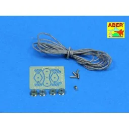All- purpose double Pulley x 2pcs - Aber Models R-09N