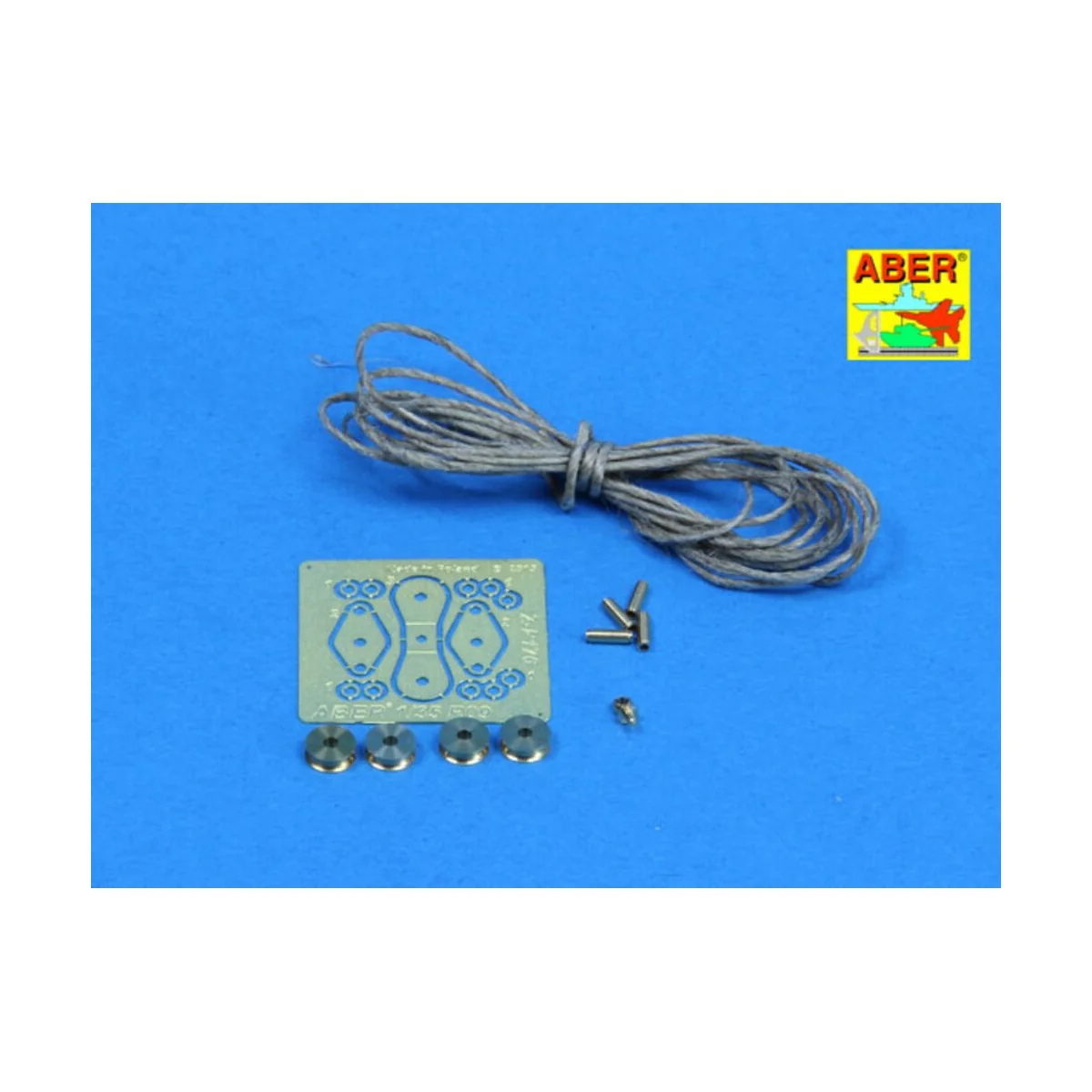 All- purpose double Pulley x 2pcs - Aber Models R-09N All- purpose double Pulley x 2pcs - Aber Models R-09N